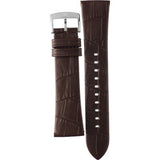 Emporio Armani Chronograph White Dial Brown Leather Strap Watch For Men - AR11033 Authentic Buy Shop Now