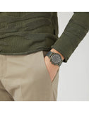 Emporio Armani Luigi Quartz Chronograph Black Dial Green Mesh Bracelet Watch For Men - AR11115 Authentic Buy Shop Now