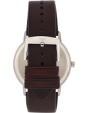 Emporio Armani Kappa Quartz Black Dial Brown Leather Strap Watch For Men - AR11153 Authentic Buy Shop Now