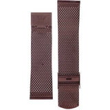 Emporio Armani Aviator Chronograph Grey Dial Brown Mesh Bracelet Watch For Men - AR11169 Authentic Buy Shop Now