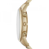 Emporio Armani Renato Chronograph White Dial Gold Steel Strap Watch For Men - AR11332 Authentic Buy Shop Now