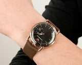 Emporio Armani Aviator Quartz Black Dial Brown Leather Strap Watch For Men - AR11337 Authentic Buy Shop Now