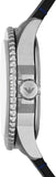 Emporio Armani Diver Three-Hand Quartz Blue Dial Blue Leather Strap Watch For Men - AR11516 Authentic Buy Shop Now