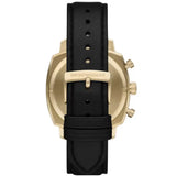 Emporio Armani Ruggero Chronograph Black Dial Black Leather Strap Watch for Men - AR11690 Authentic Buy Shop Now