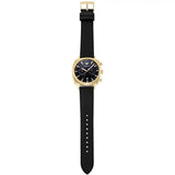 Emporio Armani Ruggero Chronograph Black Dial Black Leather Strap Watch for Men - AR11690 Authentic Buy Shop Now