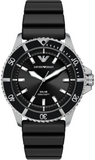 Emporio Armani World Explorer Solar Black Dial Black Silicone Strap Watch for Men - AR11788 Authentic Buy Shop Now