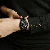 Emporio Armani Ceramica Quartz Black Dial Black Steel Strap Watch For Women - AR1402 Authentic Buy Shop Now