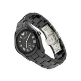 Emporio Armani Ceramica Quartz Black Dial Black Steel Strap Watch For Women - AR1402 Authentic Buy Shop Now