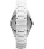 Emporio Armani Ceramica White Mother of Pearl Dial Stainless Steel Strap Watch For Women - AR1426 Authentic Buy Shop Now