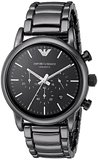 Emporio Armani Luigi Chronograph Black Dial Black Stainless Steel Watch For Men - AR1507 Authentic Buy Shop Now