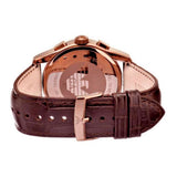 Emporio Armani Valente Classic Brown Dial Brown Leather Strap Watch For Men - AR1609 Authentic Buy Shop Now