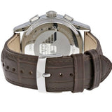 Emporio Armani Valente Chronograph Amber Dial Brown Leather Strap Watch For Men - AR1634 Authentic Buy Shop Now