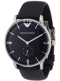 Emporio Armani Analog Quartz Blue Dial Blue Leather Strap Watch For Men - AR1647 Authentic Buy Shop Now