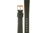 Emporio Armani Retro Champagne Beige Dial Green Leather Strap Watch For Women - AR1726 Authentic Buy Shop Now