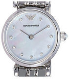 Emporio Armani Gianni Blue Dial Silver Steel Strap Watch For Women - AR1961 Authentic Buy Shop Now