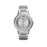 Emporio Armani Classic Quartz Silver Dial Silver Steel Strap Watch For Men - AR2478 Authentic Buy Shop Now