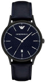 Emporio Armani Renato Blue Dial Blue Leather Strap Watch For Men - AR2479 Authentic Buy Shop Now