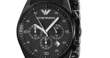 Emporio Armani Sportivo Chronograph Black Dial Black Stainless Steel Watch For Men - AR5889 Authentic Buy Shop Now