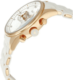 Emporio Armani Sportivo White Dial White Rubber Strap Watch For Men - AR5919 Authentic Buy Shop Now