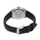 Emporio Armani Analog White Dial Black Leather Strap Watch For Women - AR6026 Authentic Buy Shop Now