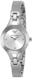 Emporio Armani Quartz Silver Dial Silver Steel Strap Watch For Women - AR7361 Authentic Buy Shop Now