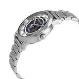 Emporio Armani Meccanico Automatic Silver Dial Silver Steel Strap Watch for Men - AR60006 Authentic Buy Shop Now