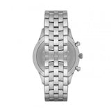 Emporio Armani Chronograph Black Dial Silver Steel Strap Watch For Men - AR11017 Authentic Buy Shop Now