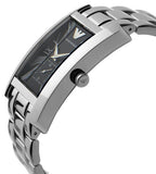 Emporio Armani Classic Black Dial Silver Stainless Steel Watch For Women - AR0157 Authentic Buy Shop Now