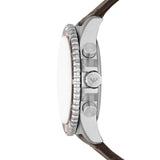 Emporio Armani Diver Chronograph Brown Dial Brown Leather Strap Watch For Men - AR11486 Authentic Buy Shop Now