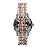 Emporio Armani Gianni Silver Dial Two Tone Steel Strap Watch for Women - AR1603 Authentic Buy Shop Now