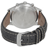 Emporio Armani Classic Chronograph Silver Dial Grey Leather Strap Watch For Men - AR1861 Authentic Buy Shop Now
