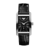 Emporio Armani Classic Analog Black Dial Black Leather Strap Strap Watch For Men - AR1604 Authentic Buy Shop Now