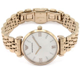 Emporio Armani T-Bar Gianni Rose Gold Dial Rose Gold Steel Strap Watch For Women - AR11059 Authentic Buy Shop Now