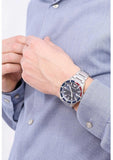 Emporio Armani Diver Quartz Blue Dial Silver Steel Strap Watch For Men - AR11339 Authentic Buy Shop Now