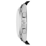 Emporio Armani Claudio Chronograph Black Dial Black Leather Strap Watch For Men - AR11542 Authentic Buy Shop Now