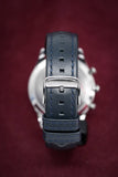 Emporio Armani Chronograph Blue Dial Blue Leather Strap Watch For Men - AR1889 Authentic Buy Shop Now