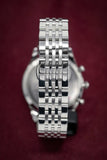 Emporio Armani Chronograph Blue Dial Silver Steel Strap Watch For Men - AR1942 Authentic Buy Shop Now