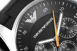 Emporio Armani Sportivo Chronograph Black Dial Black Strap Watch For Men - AR5858 Authentic Buy Shop Now