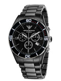 Emporio Armani Black Ceramic Chronograph Black Dial Watch For Men - AR1421 Authentic Buy Shop Now