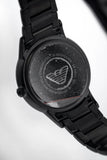 Emporio Armani Renato Quartz Black Dial Black Steel Strap Watch For Men - AR11079 Authentic Buy Shop Now