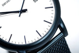 Emporio Armani Luigi Quartz White Dial Blue Mesh Bracelet Watch For Men - AR11025 Authentic Buy Shop Now
