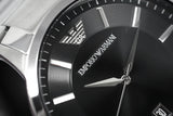 Emporio Armani Sportivo Black Dial Silver Stainless Steel Watch For Men - AR2457 Authentic Buy Shop Now
