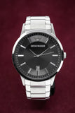 Emporio Armani Sportivo Black Dial Silver Stainless Steel Watch For Men - AR2457 Authentic Buy Shop Now