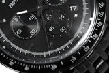 Emporio Armani Tazio Chronograph Black Dial Black Steel Strap Watch For Men - AR5989 Authentic Buy Shop Now