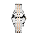 Emporio Armani Classic Quartz Silver Dial Two Tone Steel Strap Watch For Men - AR1824 Authentic Buy Shop Now