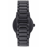 Emporio Armani Meccanico Skeleton Black Dial Black Steel Strap Watch For Men - AR60045 Authentic Buy Shop Now