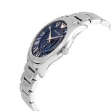 Emporio Armani Valente Quartz Blue Dial Silver Steel Strap Watch For Men - AR11085 Authentic Buy Shop Now
