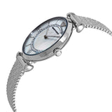 Emporio Armani Gianni T-Bar Quartz Mother of Pearl Dial Silver Mesh Bracelet Watch For Women - AR11319 Authentic Buy Shop Now