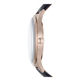 Emporio Armani Classic Silver Dial Blue Leather Strap Watch For Men - AR11131 Authentic Buy Shop Now