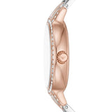 Emporio Armani Cleo Mother of Pearl Dial Two Tone Steel Strap Watch For Women - AR11499 Authentic Buy Shop Now
